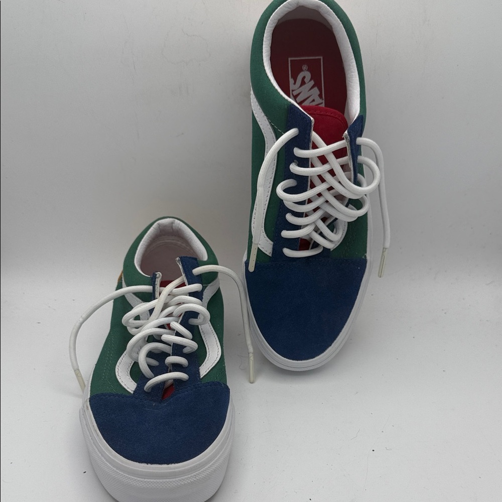 Vans Old Skool “Yacht Club” blue green sneakers shoes mens 7.5 women’s 9 new